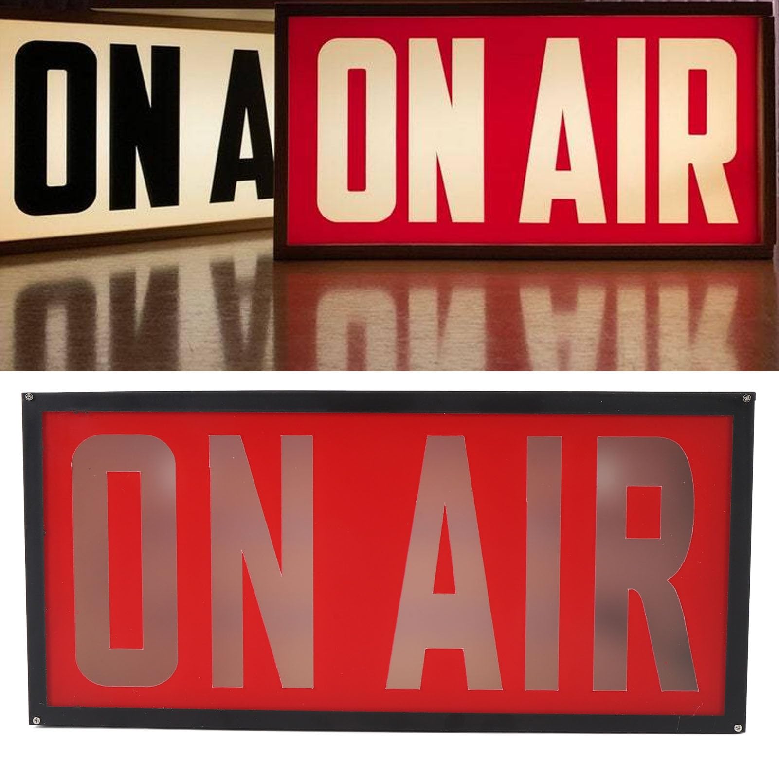 Generic On Air LED-Schild mit Klassischem Design, Stromversorgung über USB für Live-Streaming Im Studio, Kompakt, 30 X 14 X 9 Cm