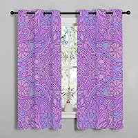 Vista 1 de Room Curtains for Bedroom Chinese Classical Texture Doorway Curtain Cortinas para Ventanas De Cuarto 55Inch Width by 45Inch Length,2 Panels