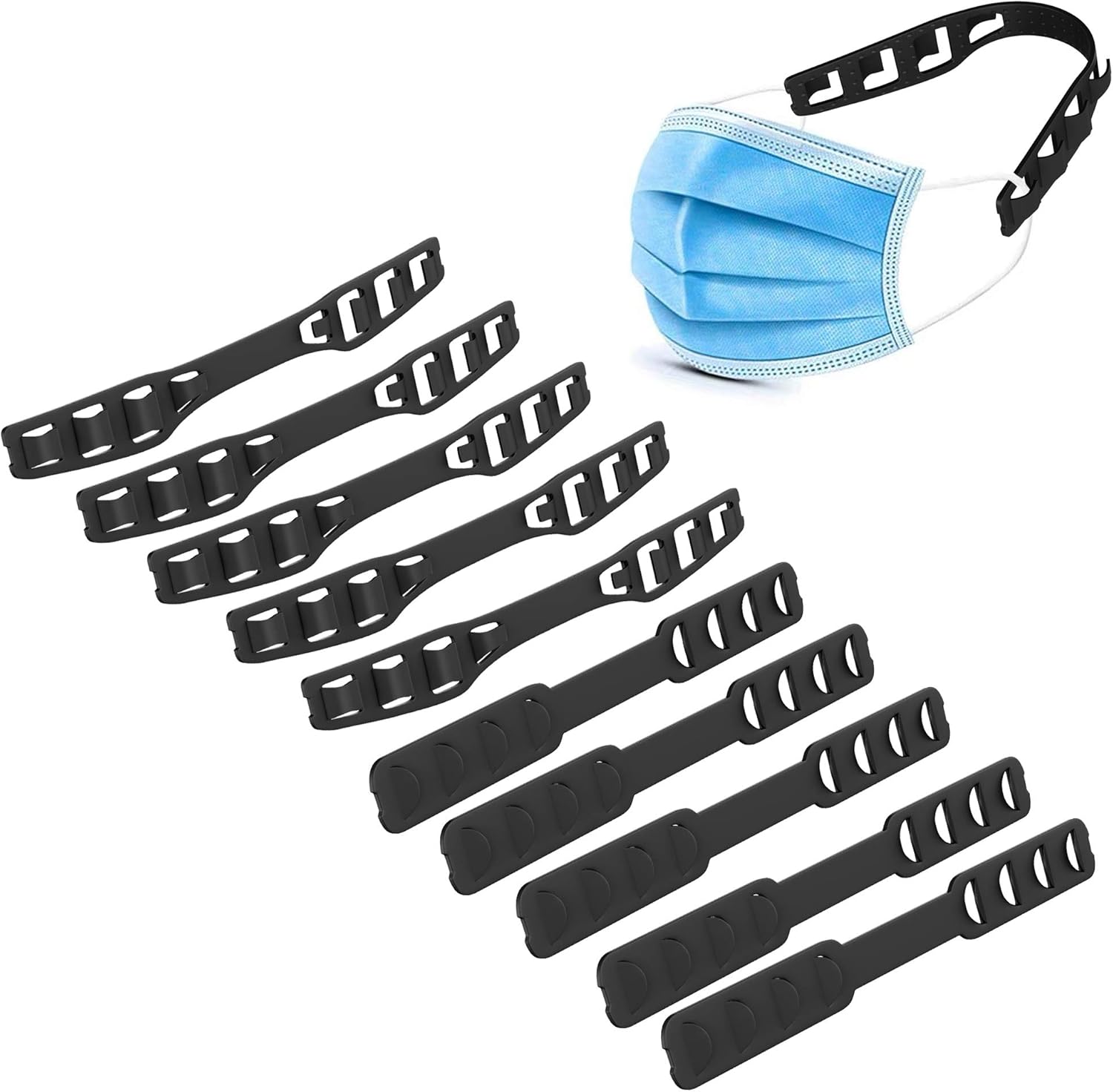 Face Mask Strap Extenders 10Pack Adjustable Mask