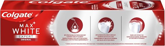 Colgate Max White Expert Original Whitening Toothpaste 75ml