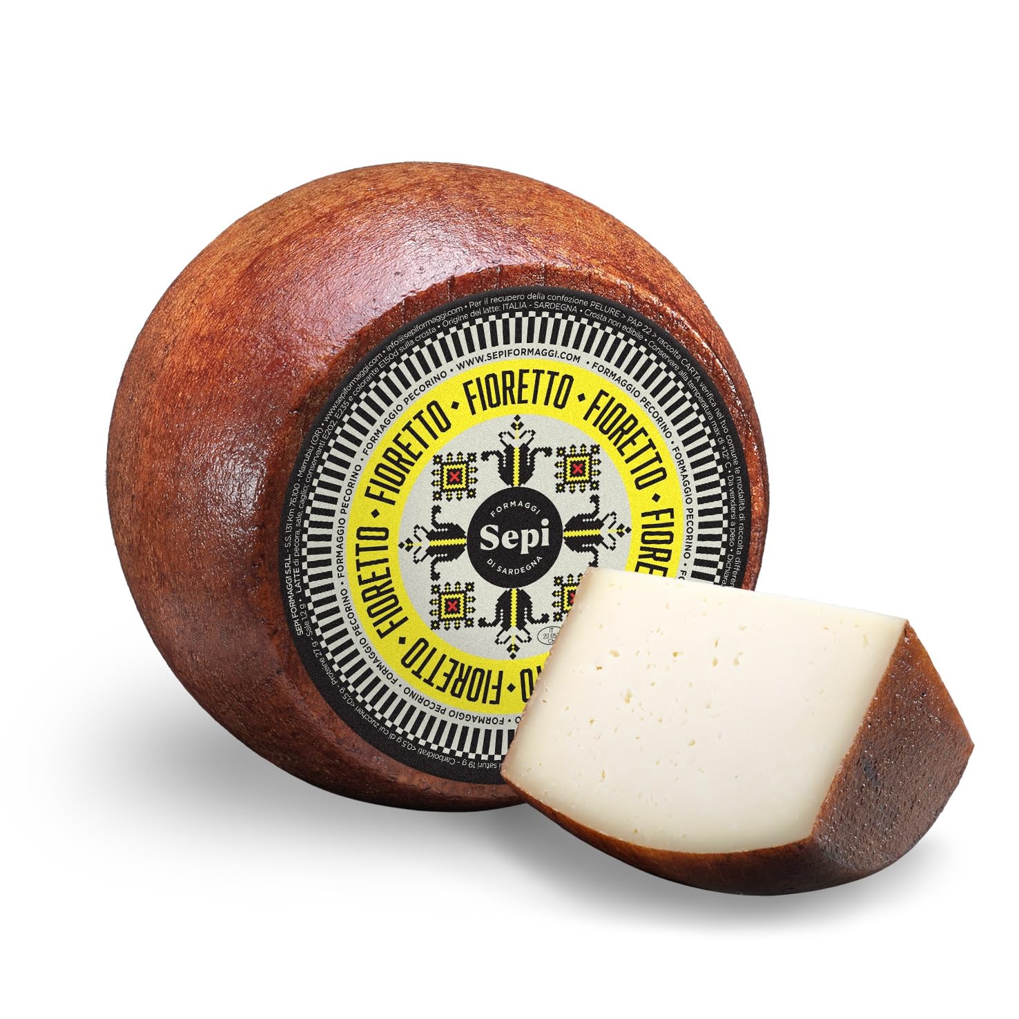 3,5 kg - Fioretto - Formaggio Pecorino - Forma Intera - Sepi - Marrubiu
