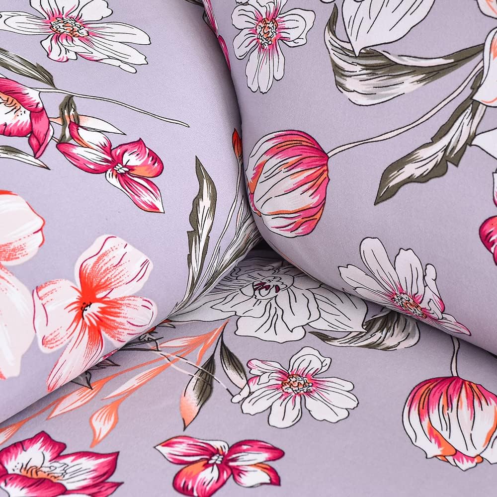 Armchair Covers Recliner Chair Covers 4 Pieces Relax Recliner Chair Slipcovers Spring Flowers