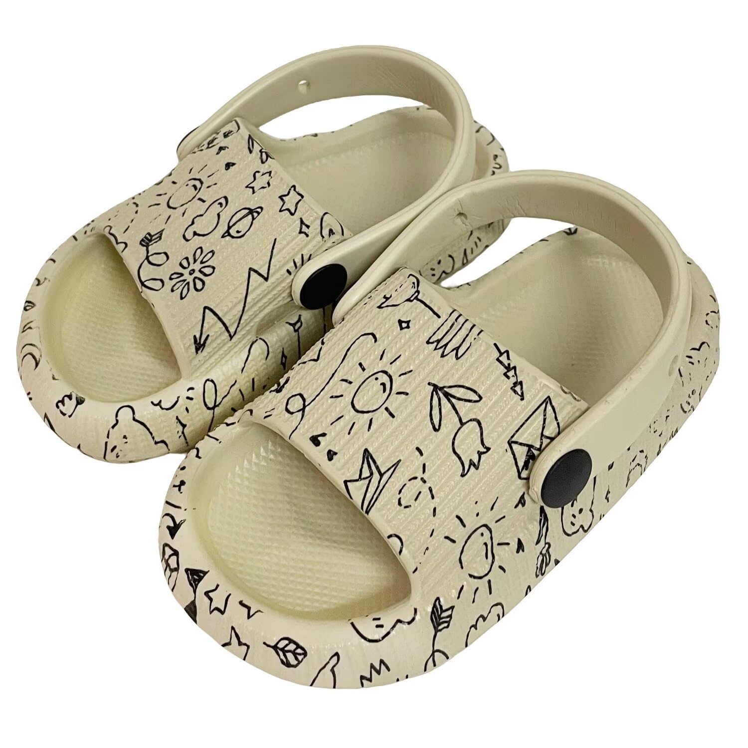 Unisex Kinder Badeschuhe Mädchen Sommer Pantoffel Strand Sandalen Jungen rutschfeste, Leichte Dicke Wolke Schuhe Kinder Pantoletten für Schwimmbad Strand Badezimmer