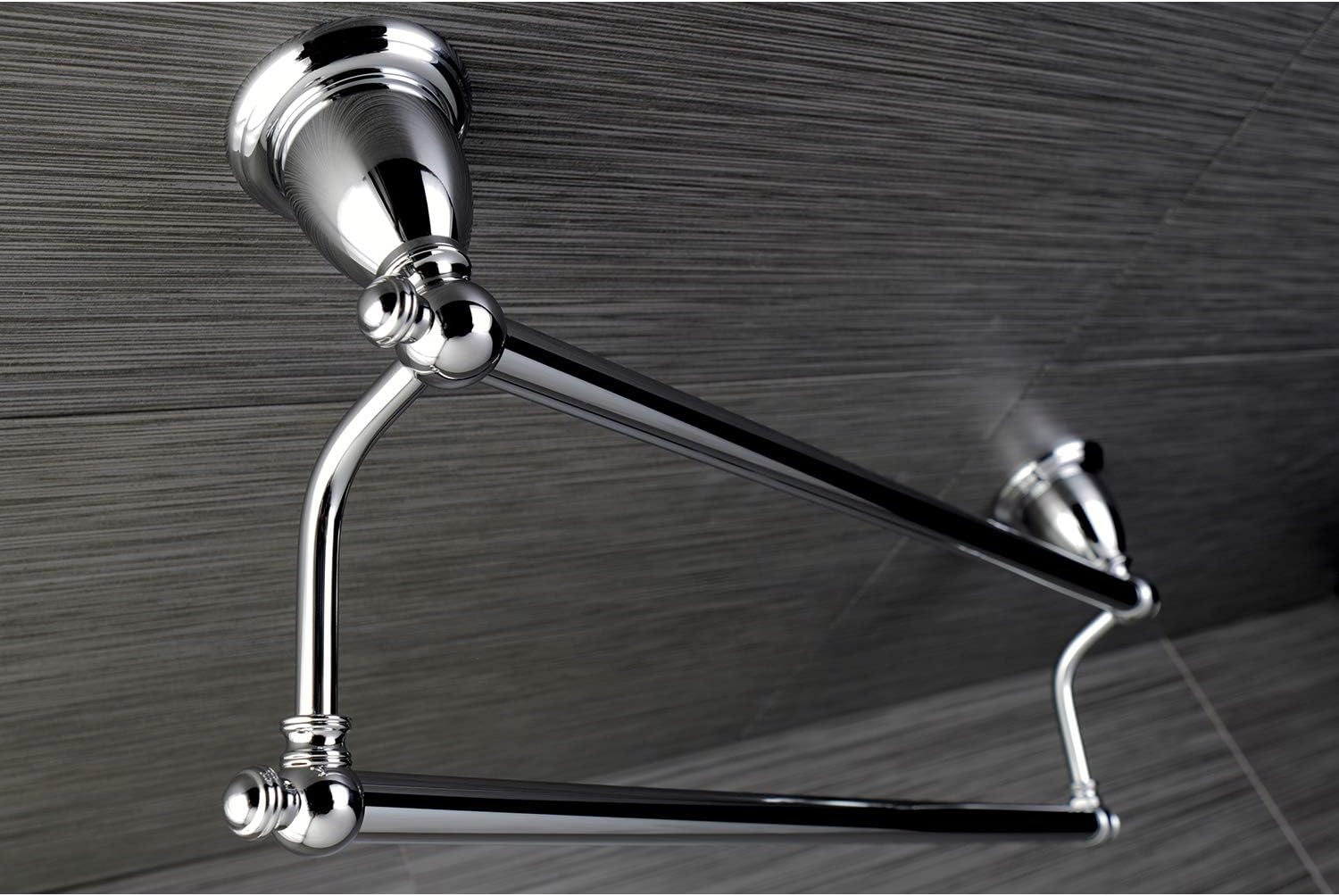 Kingston Brass BA797318C English Vintage 18-Inch Double Towel-Bar, Polished Chrome