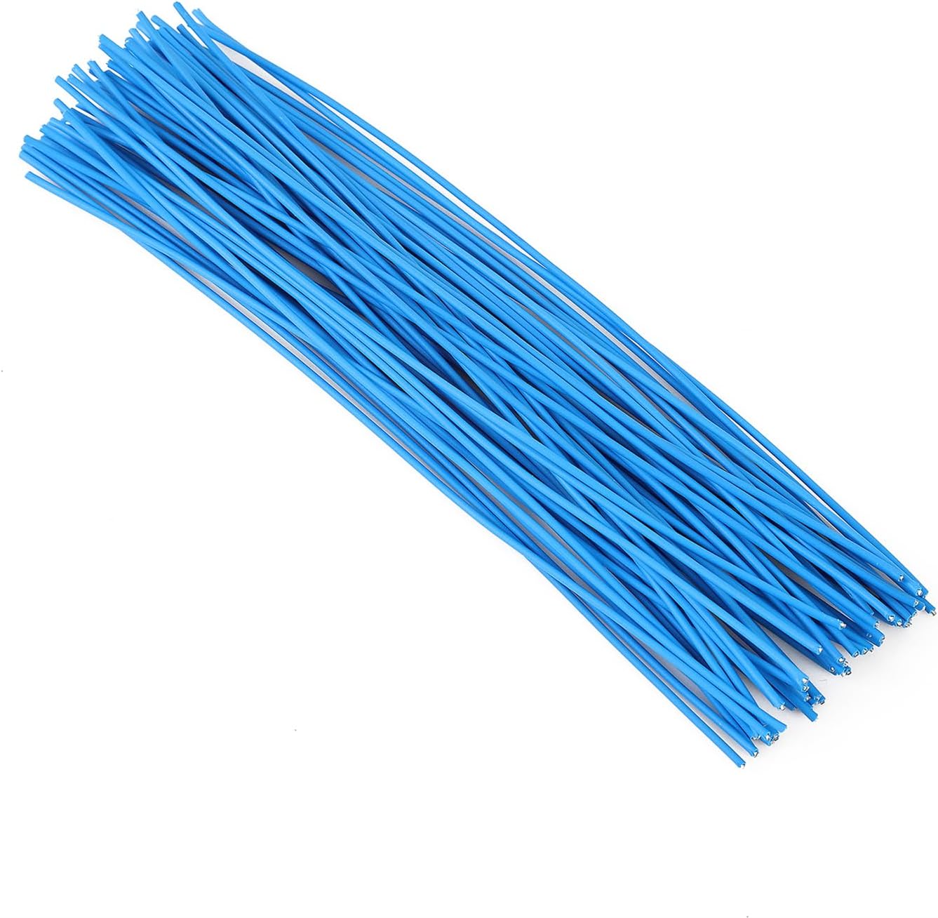 Tangyinrd 200 Pcs 6 inch Garden Twist Tie, Round Plastic Twist Ties for Plants, Vines and Wrapping Cords or Christmas Tree Gardening Plants Growth and Care, Office Home Cable Organization (Blue) image 3
