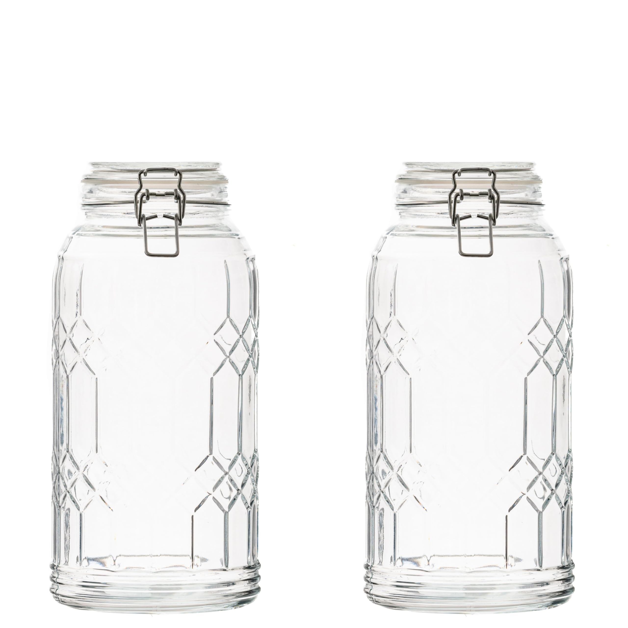 10 Strawberry Street Clear / Large, Set of 2 / 91.0 fluid_ounces Food Jars & Canisters