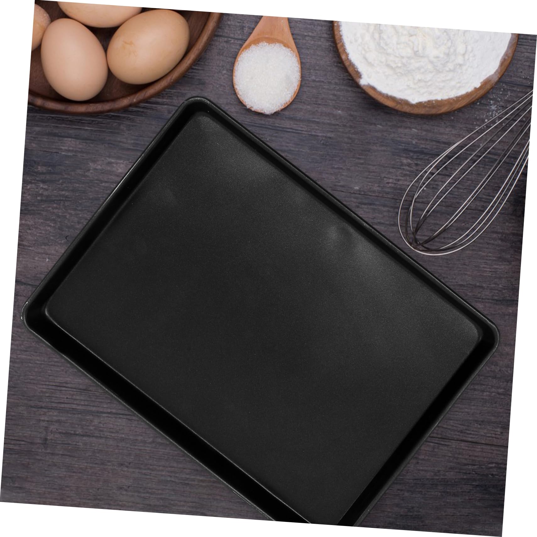 IMIKEYA Bandejas Para Hornear De Aluminio Moldes Rectangulares Resistantes y Fáciles De Limpiar