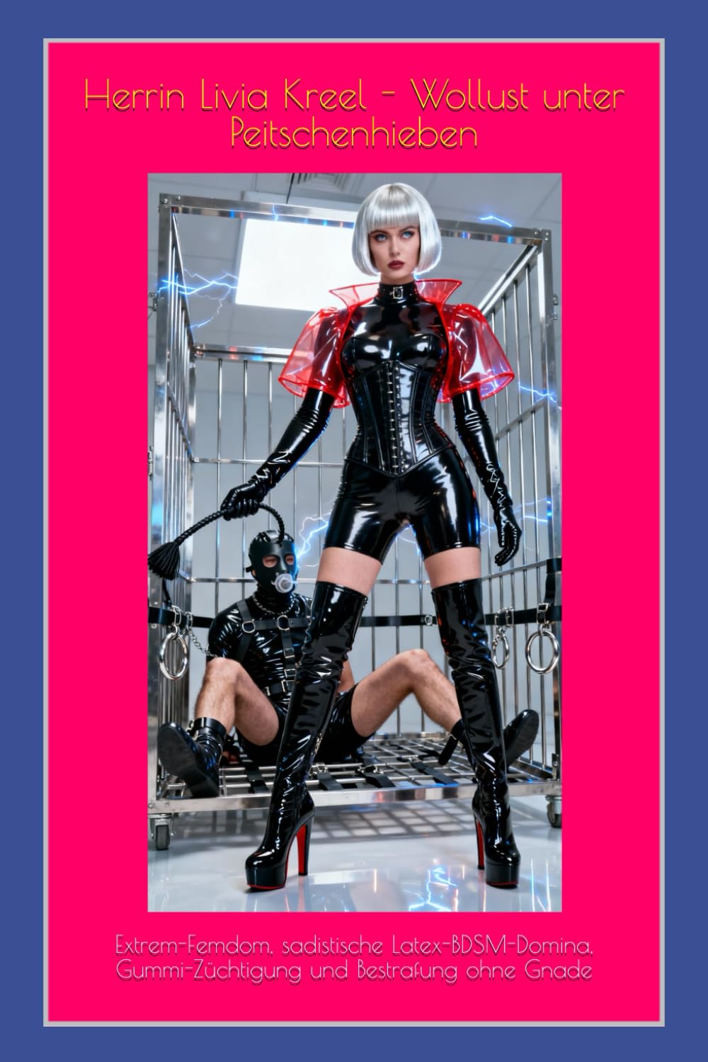 Herrin Livia Kreel - Wollust unter Peitschenhieben: Extrem-Femdom, sadistische Latex-BDSM-Domina, Gummi-Züchtigung und Bestrafung ohne Gnade