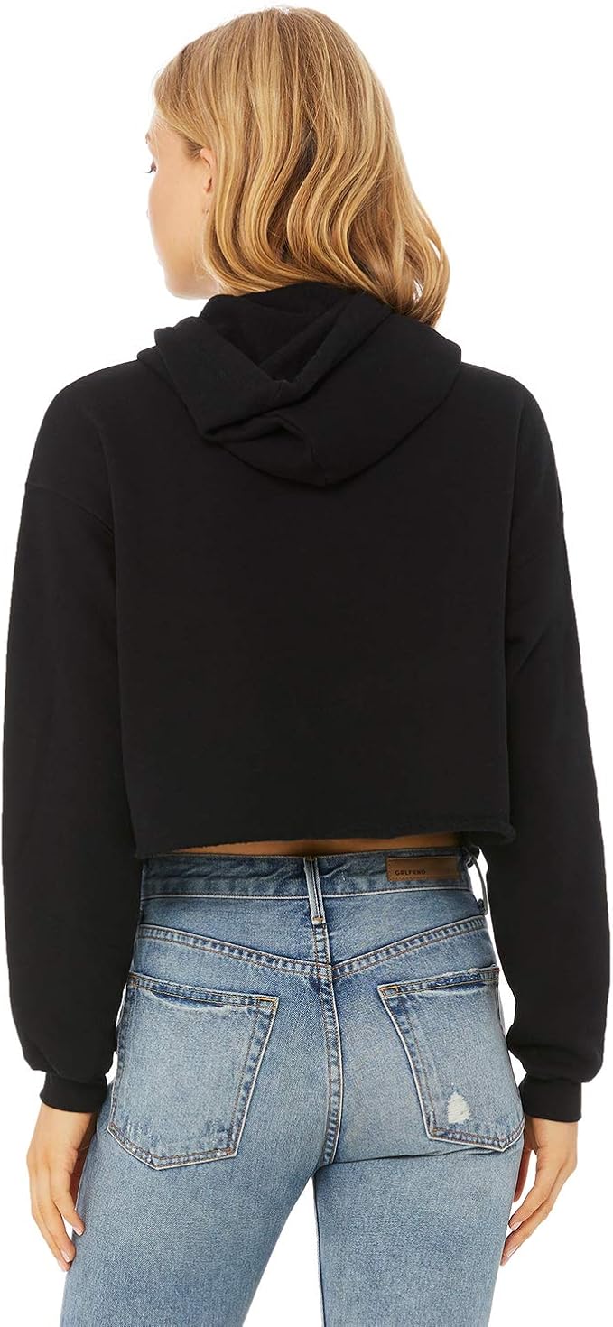 bella and canvas cropped hoodie