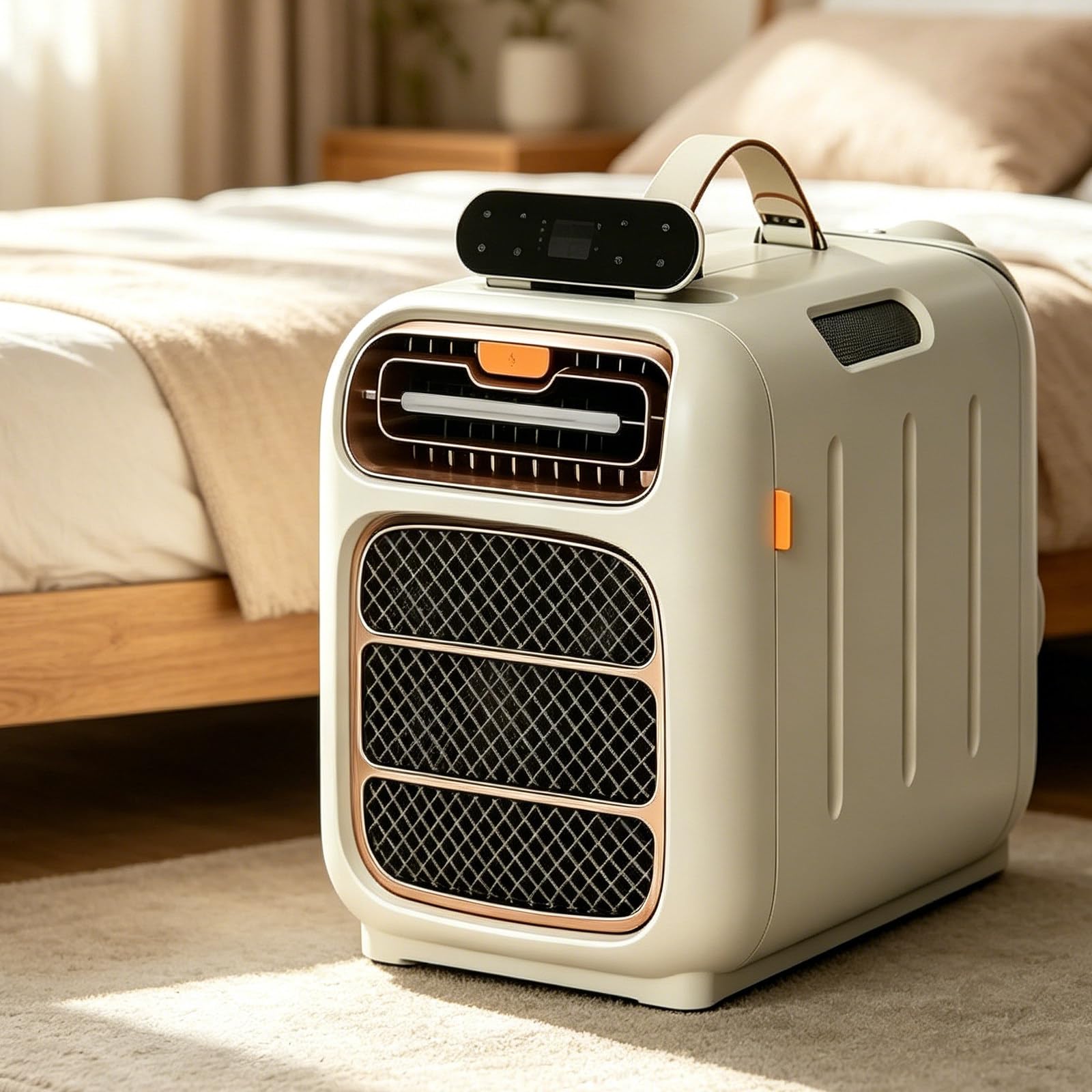 GSHSHOU Portable Air Conditioner for Outdoor Camping Travel, Remote Control,3 Wind Speeds, ≤45dB,for Camping, Home, Caravans, Offices Cold