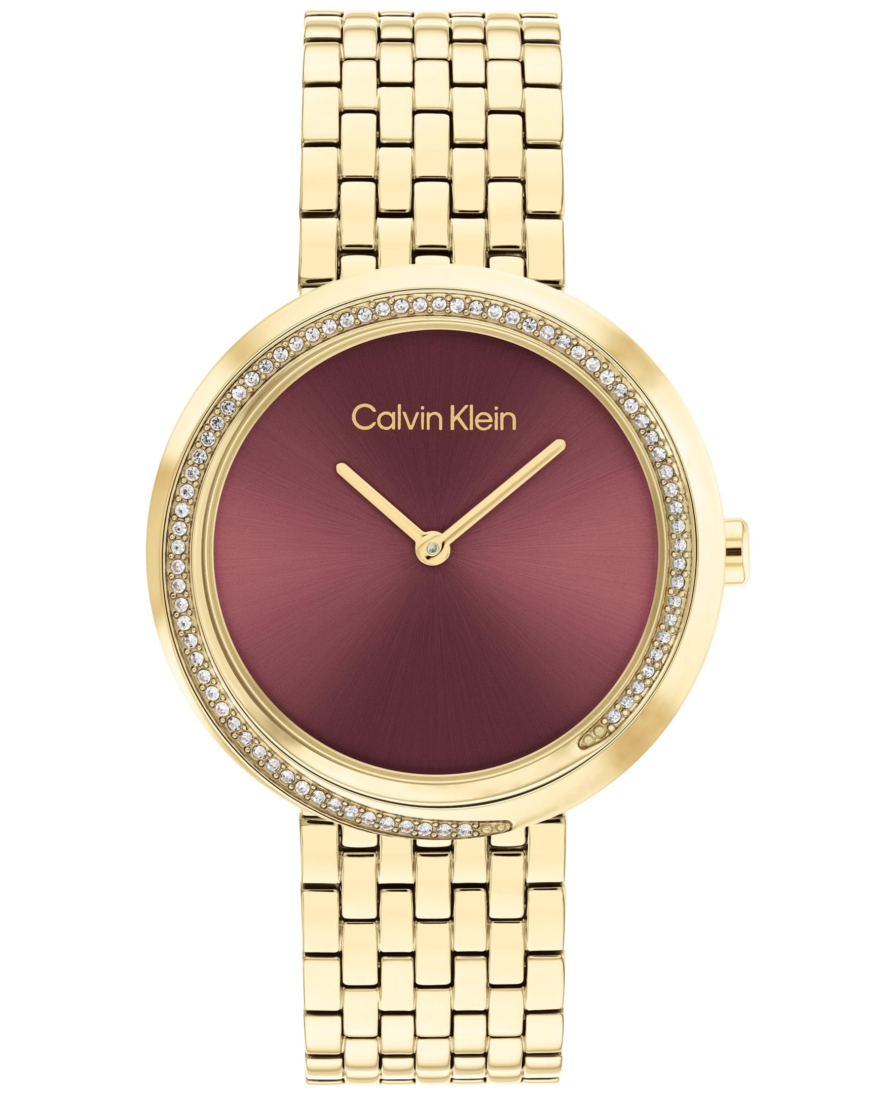 calvin klein Twisted Bezel Qtz Basic Slim Round Dial Women's Watch-picture-16
