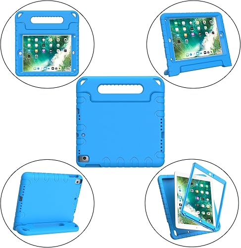 Miniatura 7 de AVAWO funda para iPad 9.7" 2017, para niños., Azul
