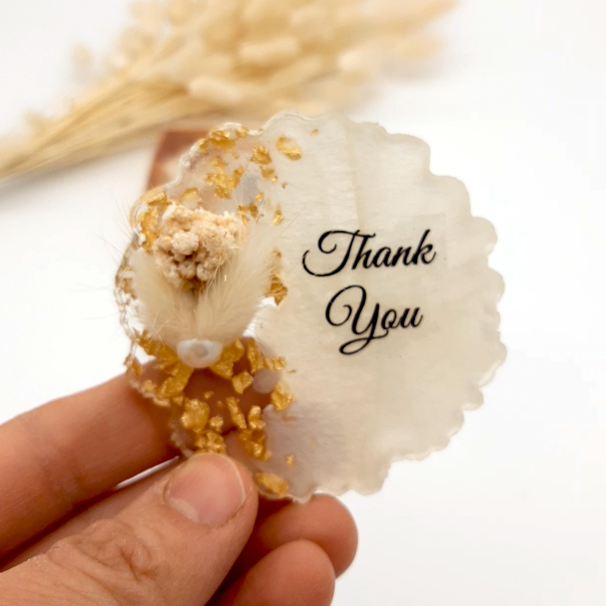 Regalo de fiesta de boda para invitados, imán de epoxi para regalos de despedida de soltera, imán de nevera para recuerdos de baby shower, elegante detalle de agradecimiento (juego de 50)