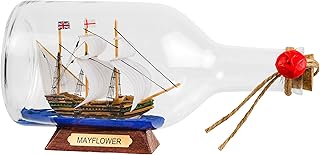 SAILINGSTORY Ship in a Bottle Sailing Ship Model Nautical Decoration Mayflower