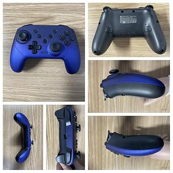 VOYEE Switch Controller, LED Star Wireless Pro Controllers Compatible with Switch/Lite/OLED, Multi-Platform Windows PC with 9 Colors Colorful RGB Lights/Programmable/Vibration/Turbo/Wakeup