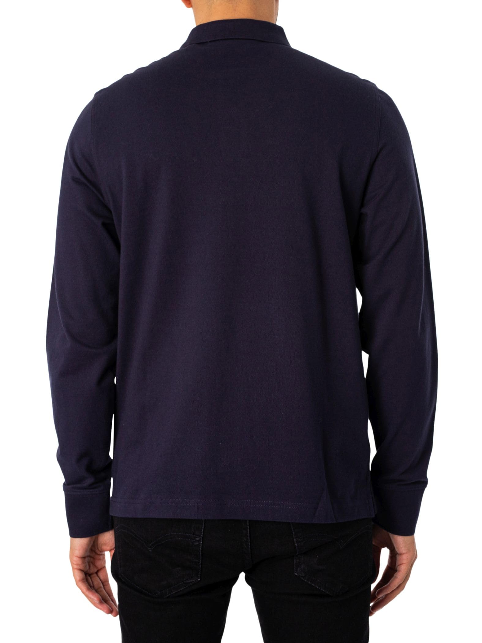 GANT Reg Shield LS Pique Rugger Camisa de Polo Hombre