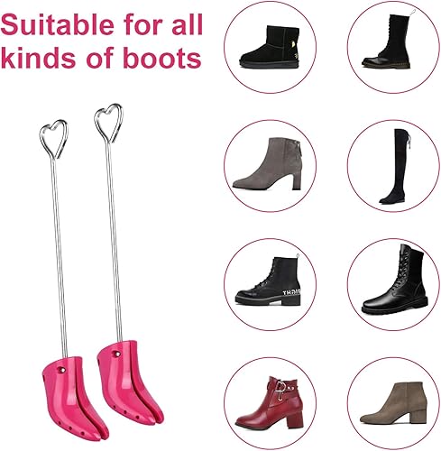 Vista 4 de MISERWE Shoe Stretcher with Carrying Bag Professional Adjustable Shoe Stretcher for Men and Women