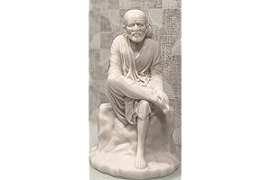 Saiwini Idol of Shirdi Sai Baba Statue Replica (9.5 Inches)