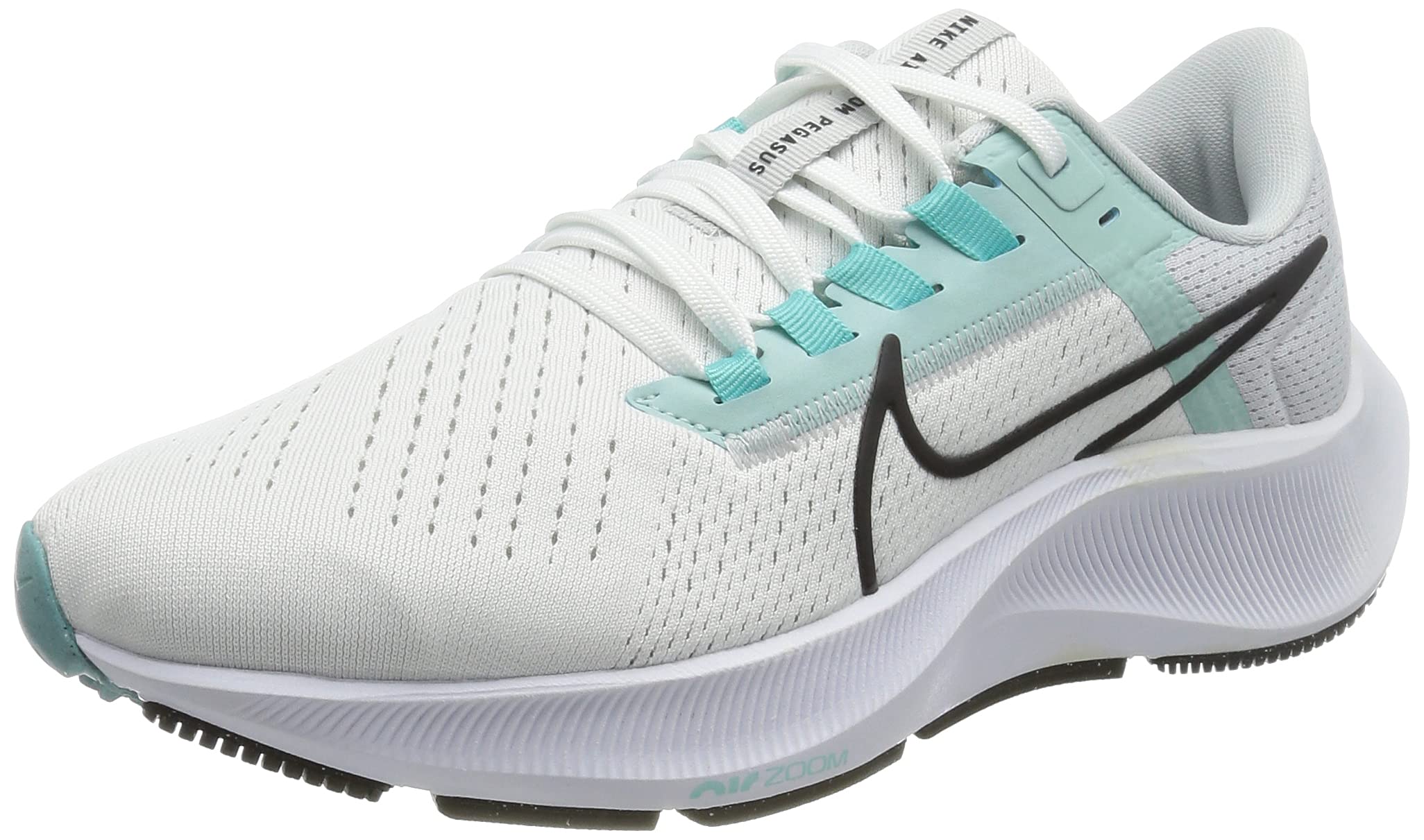 NIKE Women's Running Shoe, White Oil Grey Pure Platinum Aurora Green Lt Dew, 6.5
