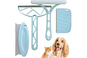4-Pack Pet Hair Remover: Ultimate Pet Lint Brush for Effortless Fur Removal