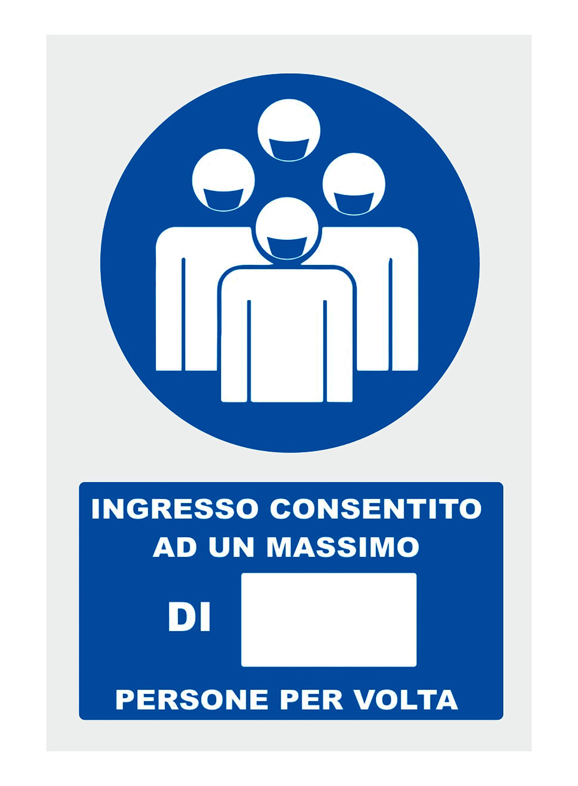 Access panels for unauthorised persons in accordance with ASR A1.3 / DIN 4844, aluminium 20 cm diameter (prohibition sign, no passage) weather-resistant