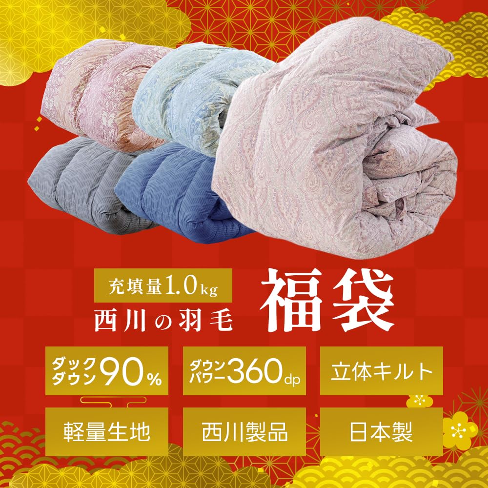 専用✳︎羽毛布団✳︎西川布団✳︎ダウン✳︎ 西川の羽毛ふとんホワイトダックダウンダブルカバー付き