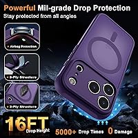 Vista 22 de MOCCA - Funda magnética resistente para iPhone XR de 6.1 pulgadas, compatible con MagSafe, funda con protección contra caídas de grado militar