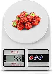 Balança Digital de Cozinha, SF-400, Até 10 kg, Escala 1 grama