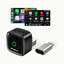 Nextro N70 Wireless CarPlay Adapter &amp; Android Auto Wireless Adapter, 2-in-1 Convert Wired to Wireless, Dual-Band 2.4/5GHz ...