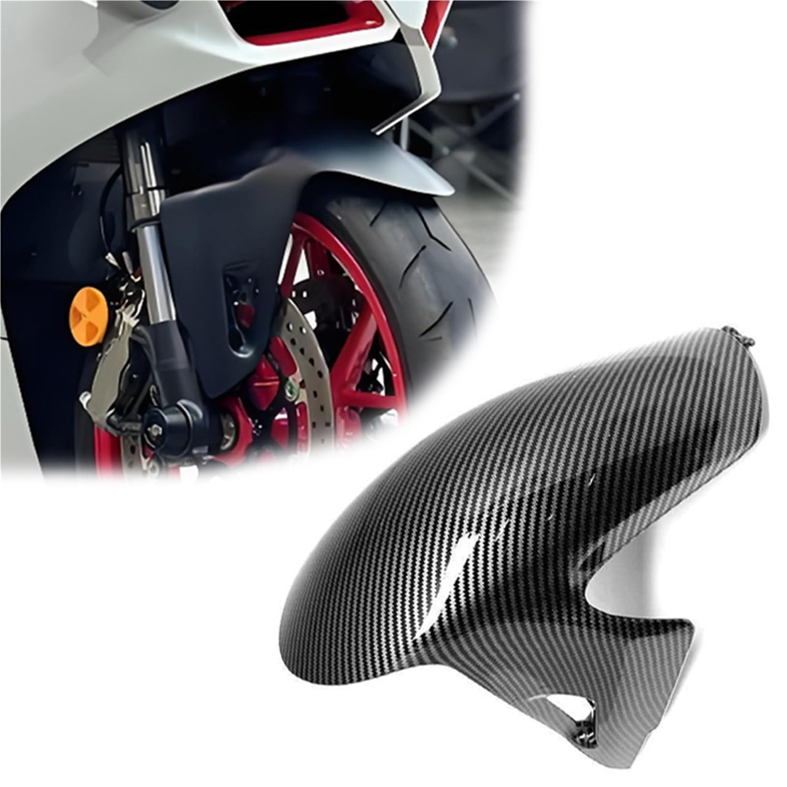 Garde-Boue Ducati Panigale V2 V4 Évite Éclaboussures et Chocs Gravier - 8