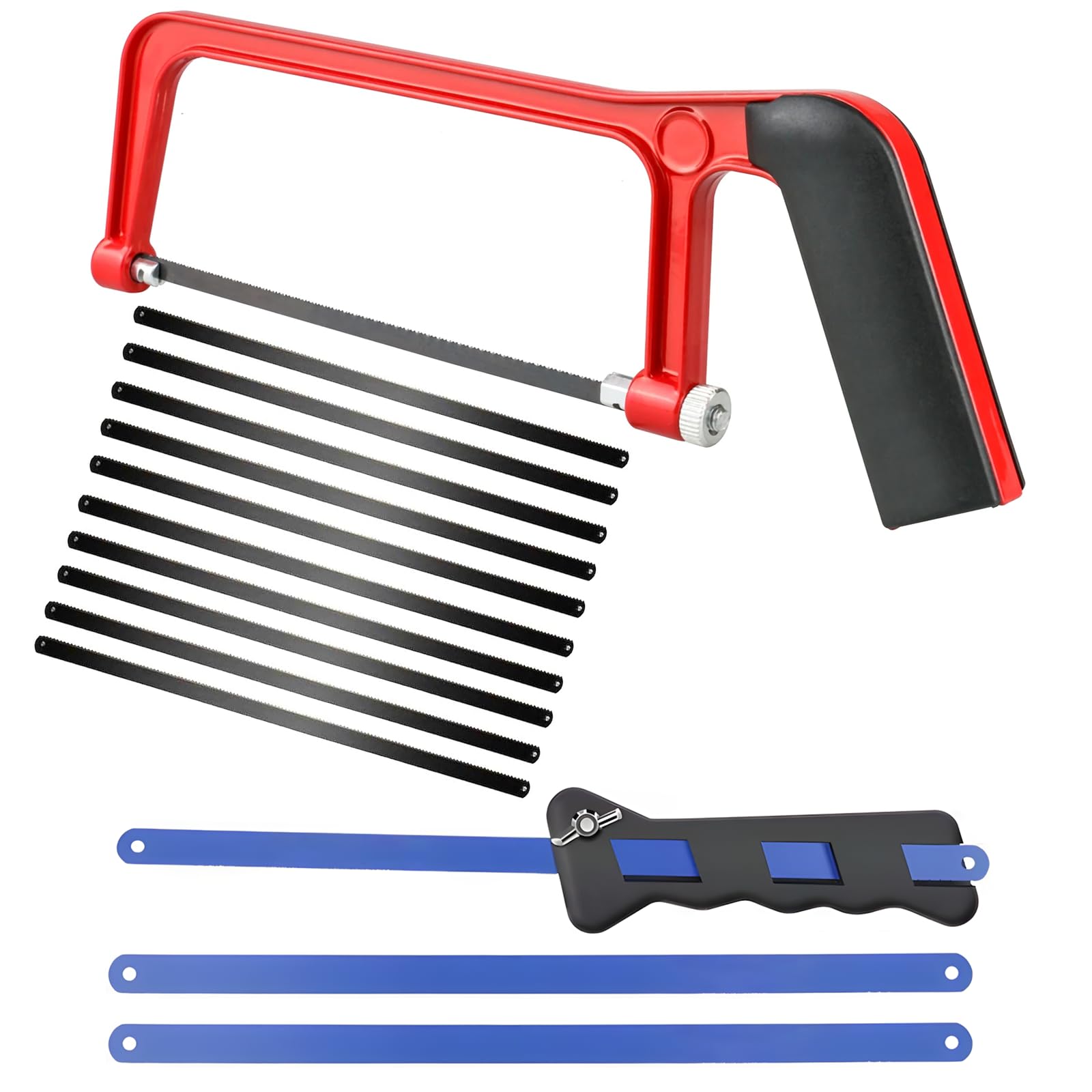 Ninnyi 14 PCS Hack Saw to Cut Metal, Mini Hacksaw for Plastic Wood Metal Cutting