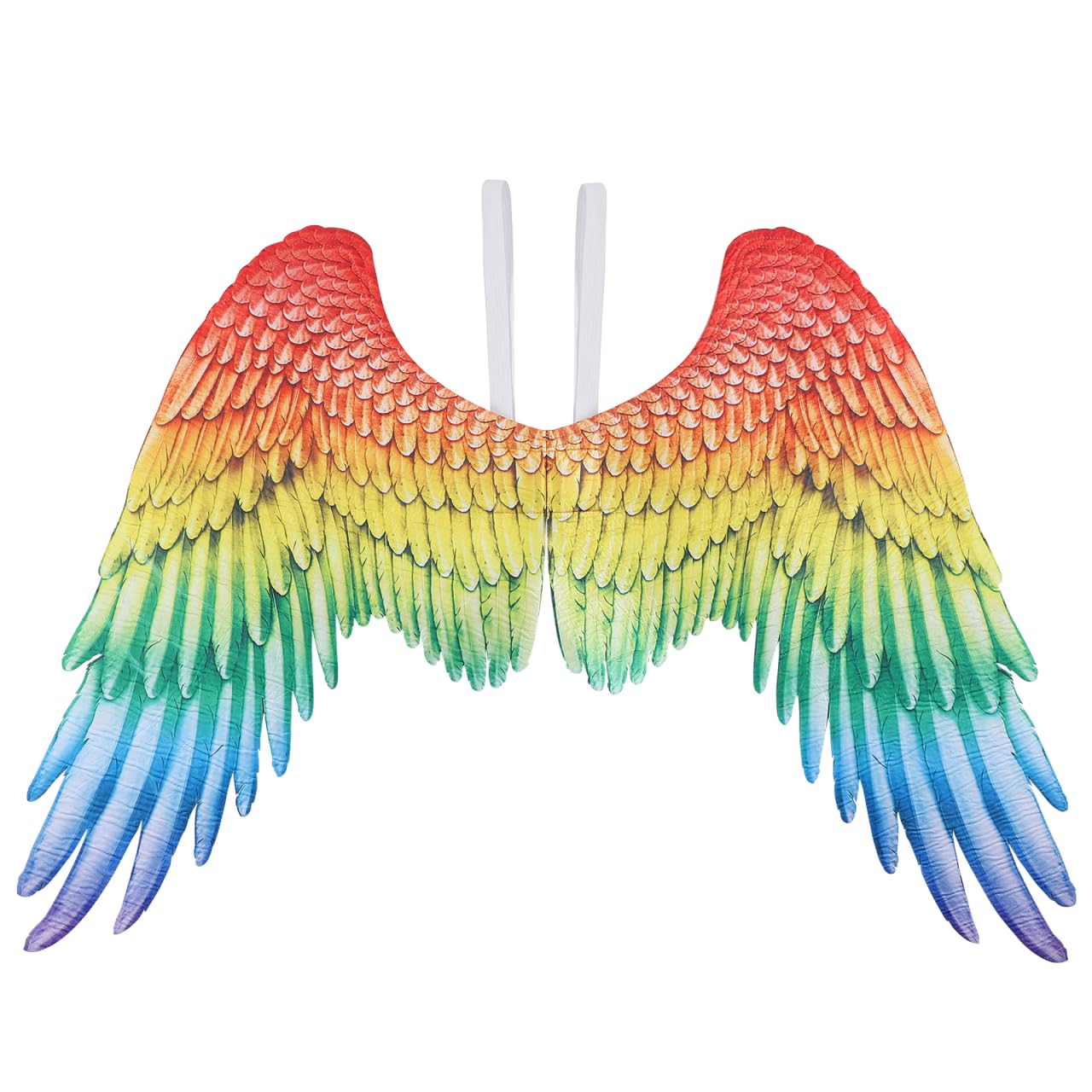 Adult Unisex Rainbow Wings, Angel Wings Cosplay Performance Props Carnival Fancy Dress Accessory Carnival Party Costumes