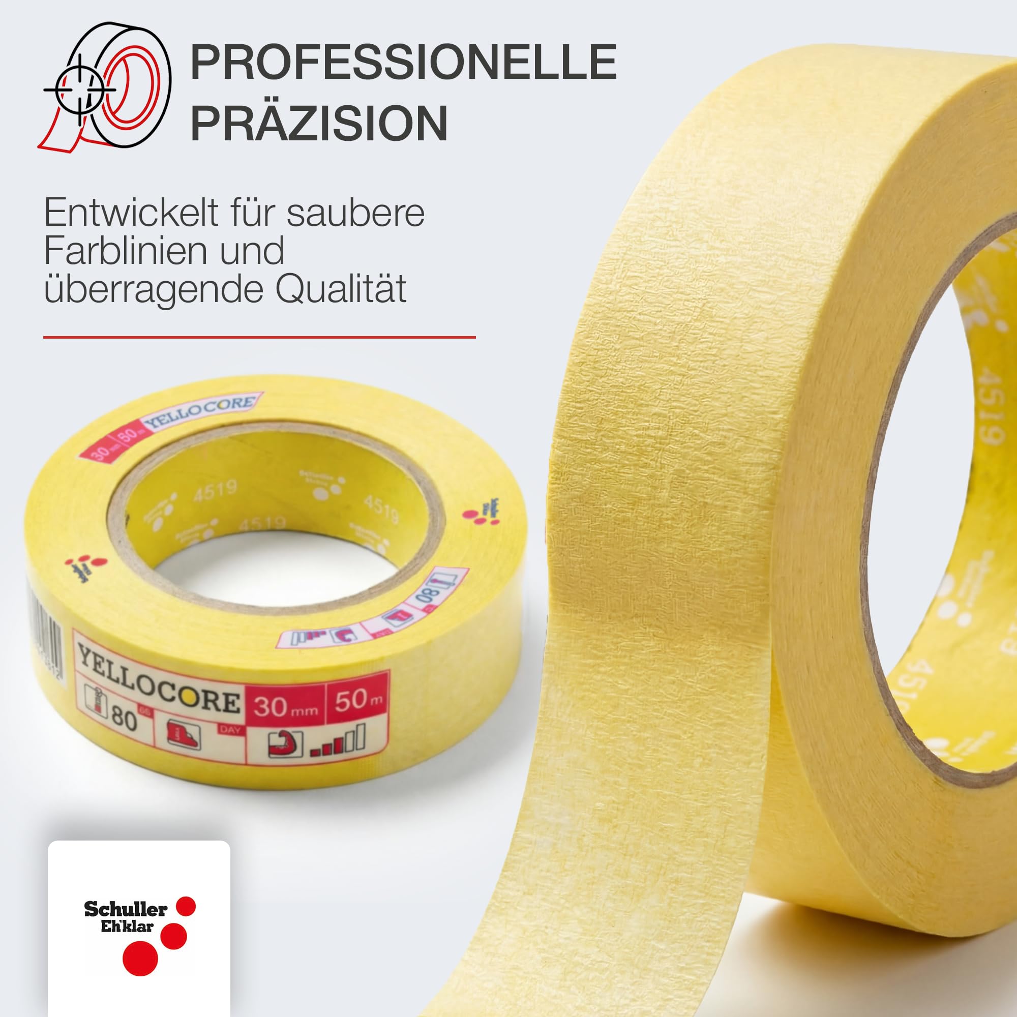 SCHULLER YELLO CORE taśma klejąca (30 mm x 50 m)