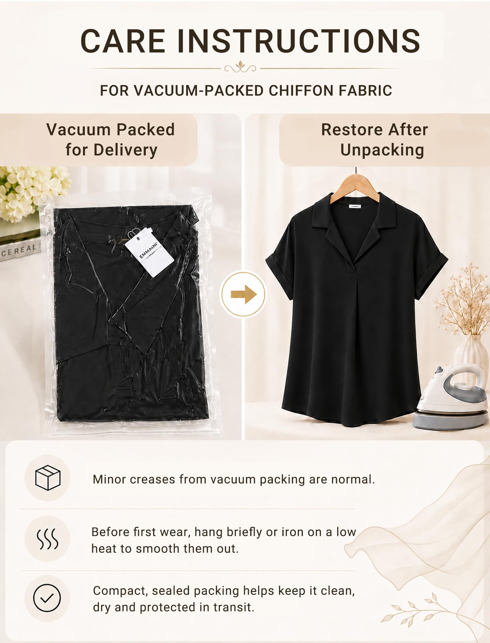 Enmain Blusa Mujer Manga Corta Verano Camisa Mujer Cuello V Chiffon Elegante Camiseta Trabajo Oficina Casual Camisas Color Sólido Tops con Solapa