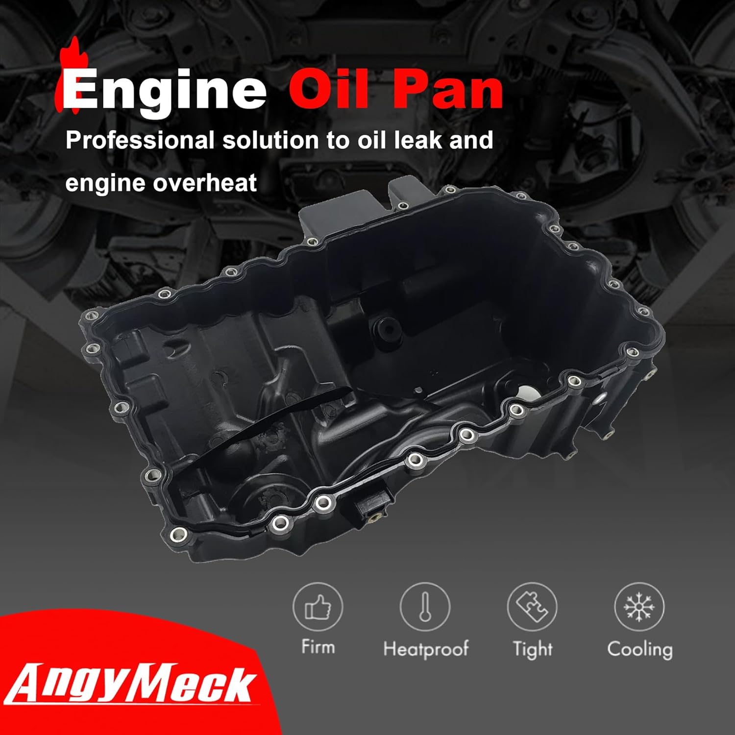 Engine Oil Pan Sump with Drain Plug & Gasket Compatible with BMW F22 F30 E84 228i 320i 328i 428i 528i X1 Z4 2012-2016 2.0L Replace 11137618512