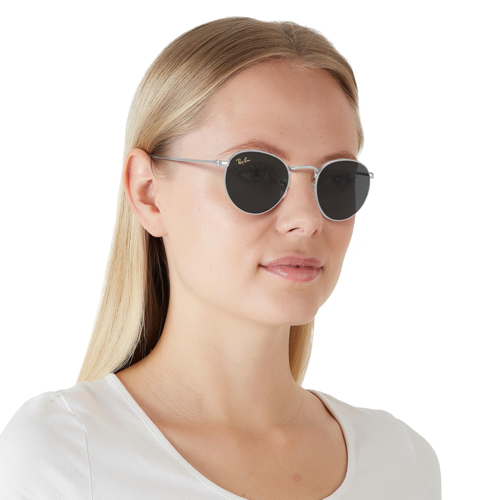 Ray-Ban Unisex Rb3447 Round Metal Sonnenbrille