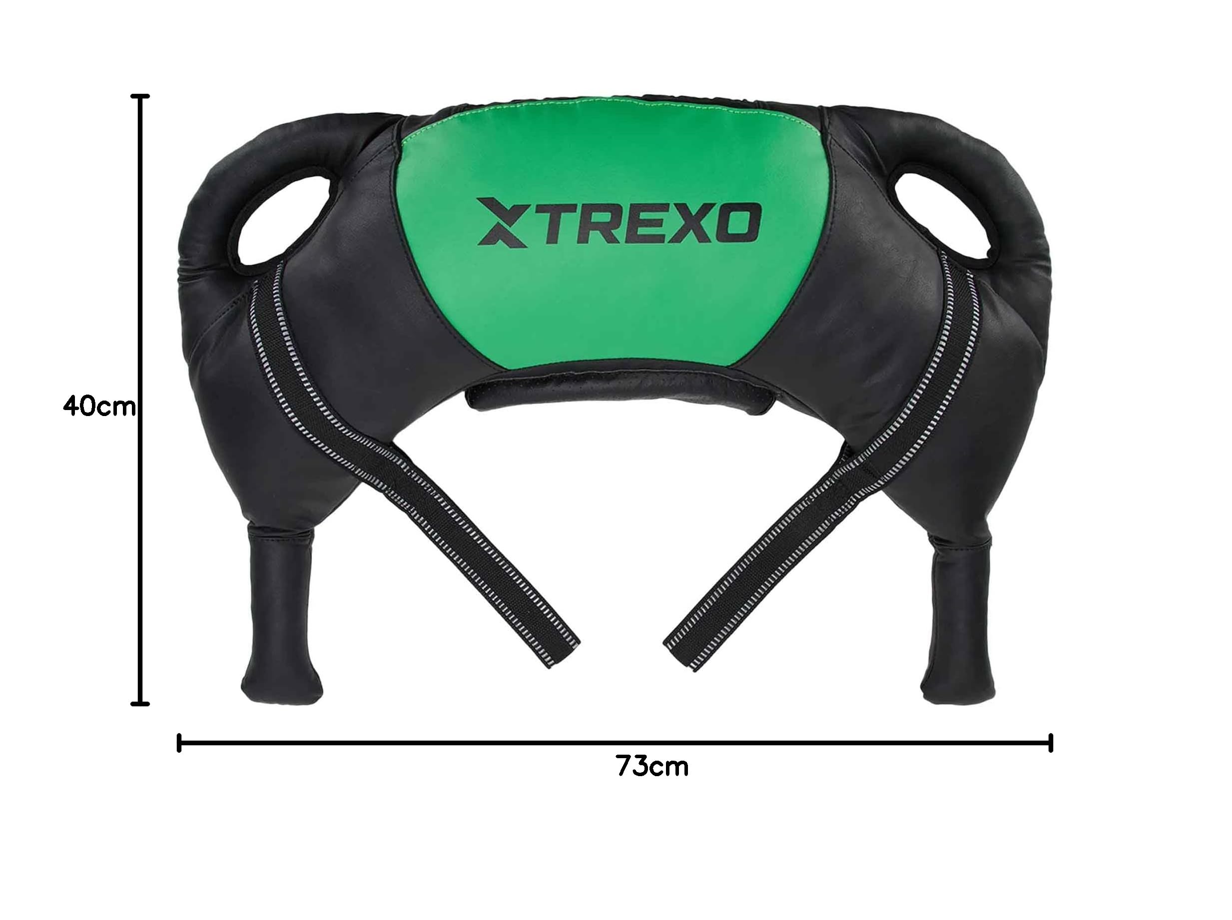 TREXO Bulgarian Exercise Bag 15 kg allenamento di forza fitness resistenza perfetta per casa e palestra borsa da allenamento in ecopelle PU 73 x 40 x 19 cm sacco di sabbia per allenamento fitness