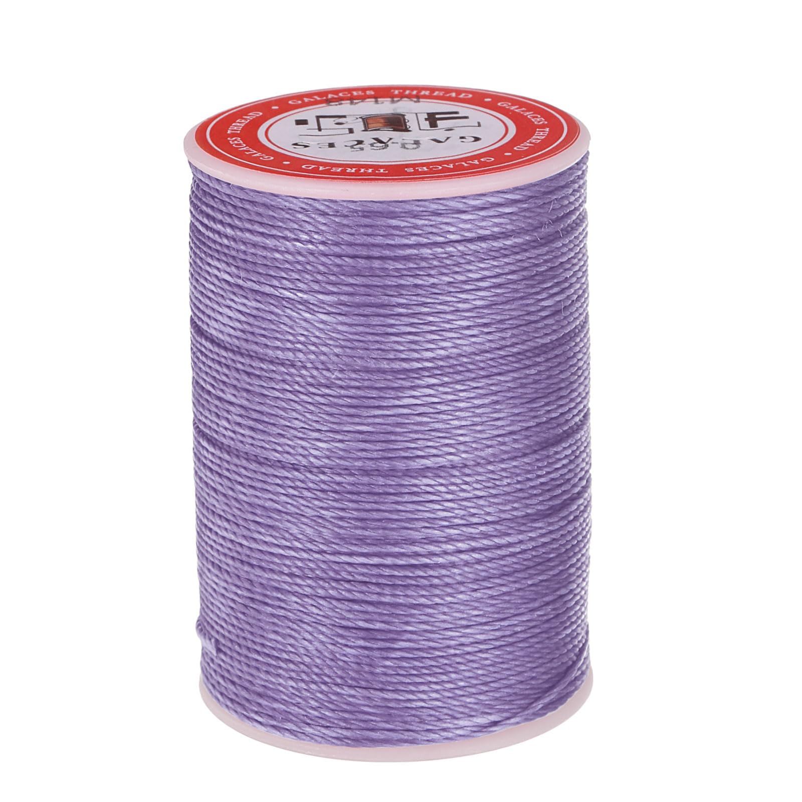 sourcing map 85 m/93 Yards Round Leather Sewing Waxed Thread Lilac Blue