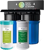 Vista 17 de iSpring WGB21B-PB Sistema de filtración de agua de 2 etapas para toda la casa con bloque de carbono de 10" x 4.5" FC15B y filtro reductor de plomo