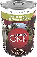 Vista 21 de Purina ONE Alimento húmedo para perros con alto contenido de proteínas True Instinct Cortes tiernos en salsa de comida para perros con carne de res