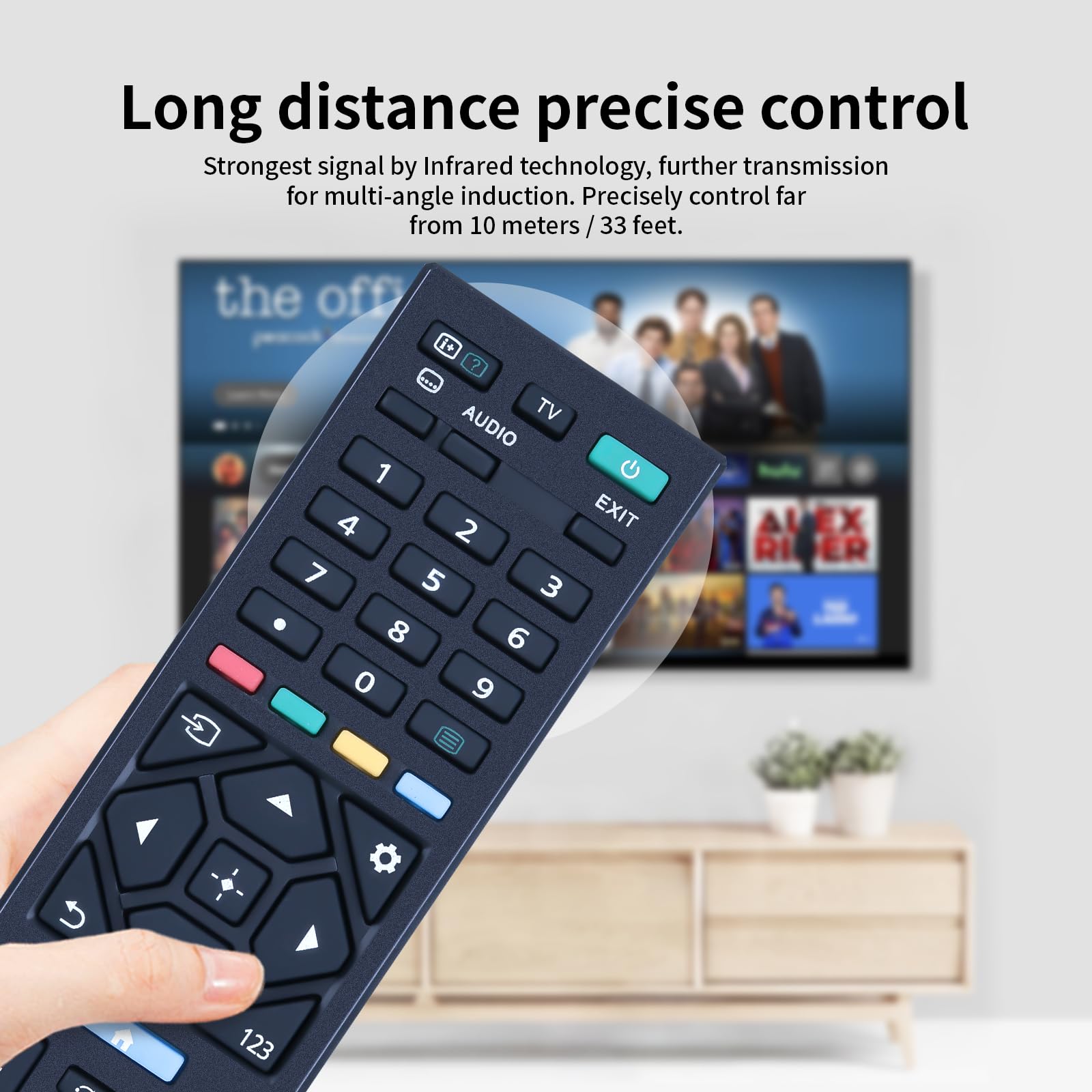 RMT-TX440E - Telecomando di ricambio per Smart TV Sony KD-65X80K KD-65X82K KD-65X89K KD-43X82K KD-50X80K KD-50X89K KD-75X80L KD-75X85K KD-85X89K XR-85Z9K Bravia