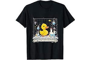 Science-Themed Rubber Duck T-Shirt: Quacking up about Chemistry