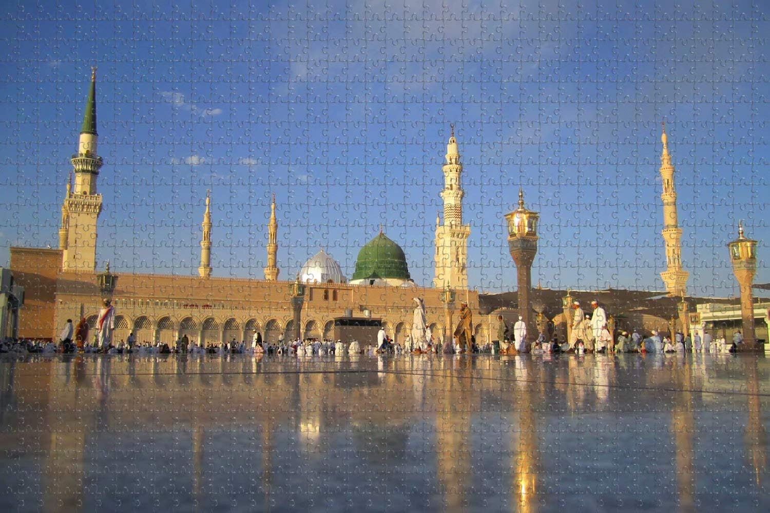 Jigsaw Puzzle for Adults Al Masjid an Nabawi Medina Saudi Arabia Puzzle 1000 Piece Travel Souvenir