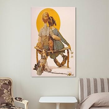 絵画アート『ノーマンロックウェル』3点セット 絵画アート