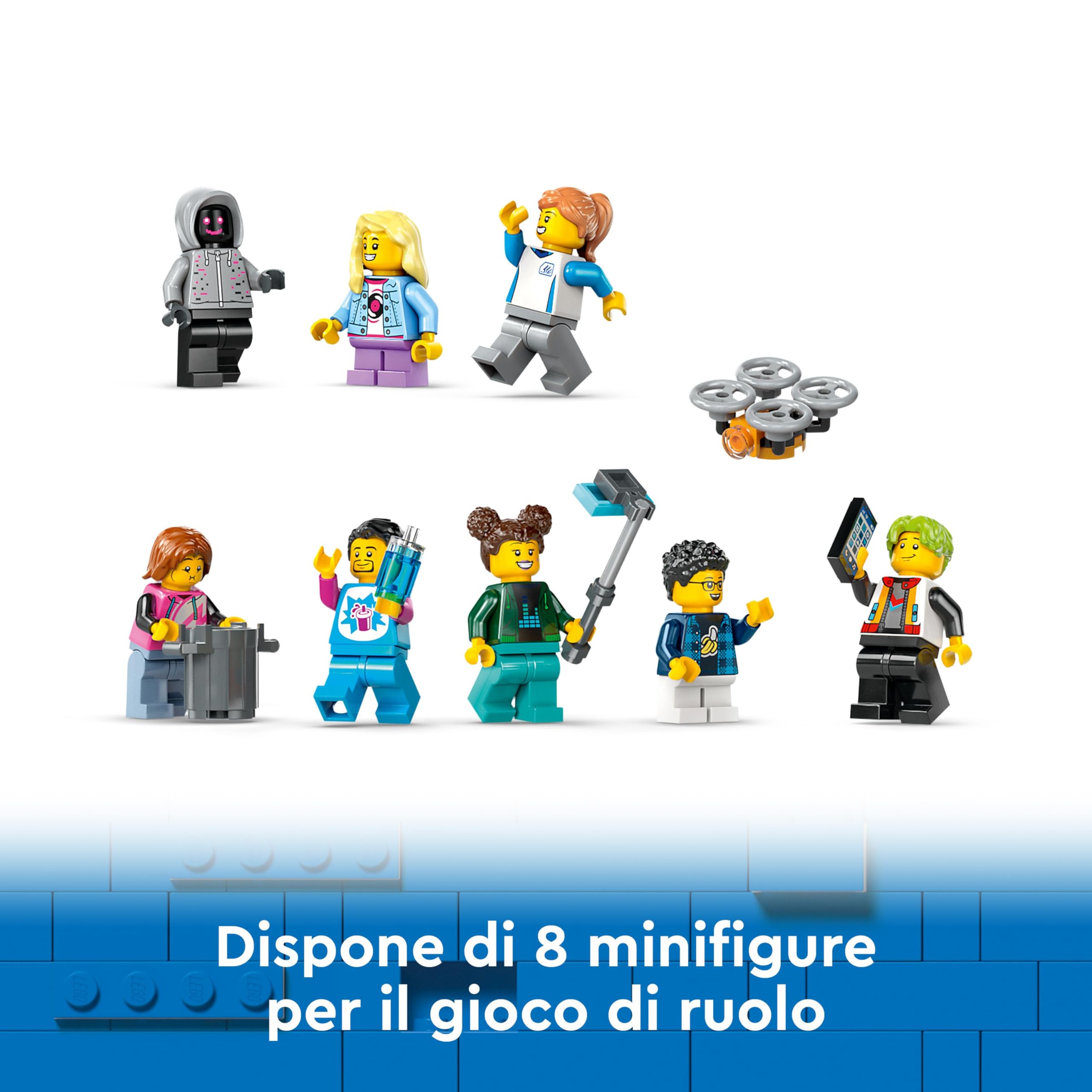 LEGO City Montagne Russe di Robot World, Parco Giochi Avventura per Bambini e Bambine da 8 Anni in su da Costruire, Giocattolo Creativo con Mech Snodabile, Idea Regalo di Compleanno 60421