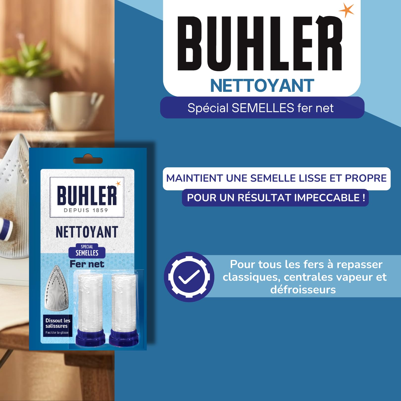 Buhler 33663610 Środek do Czyszczenia Żelazka, 40 g