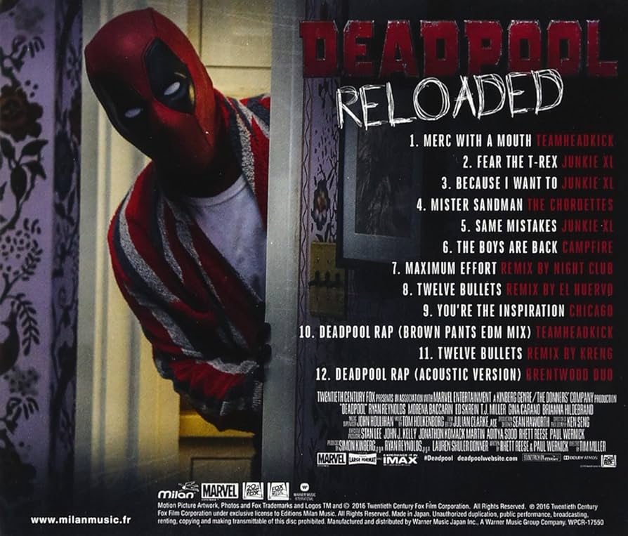デッドプール リローデッド [CD] Amazon.co.jp: デッドプール リローデッド: ミュージック