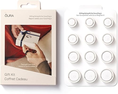 Oura Kit de tallas para regalo de anillo 4, tamaño único, da el regalo de la salud