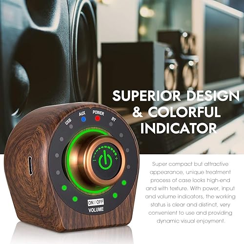 Miniatura 4 de Nobsound - Mini amplificador de potencia Bluetooth 5.0, estéreo Clase D, Hi-Fi, parlante doméstico