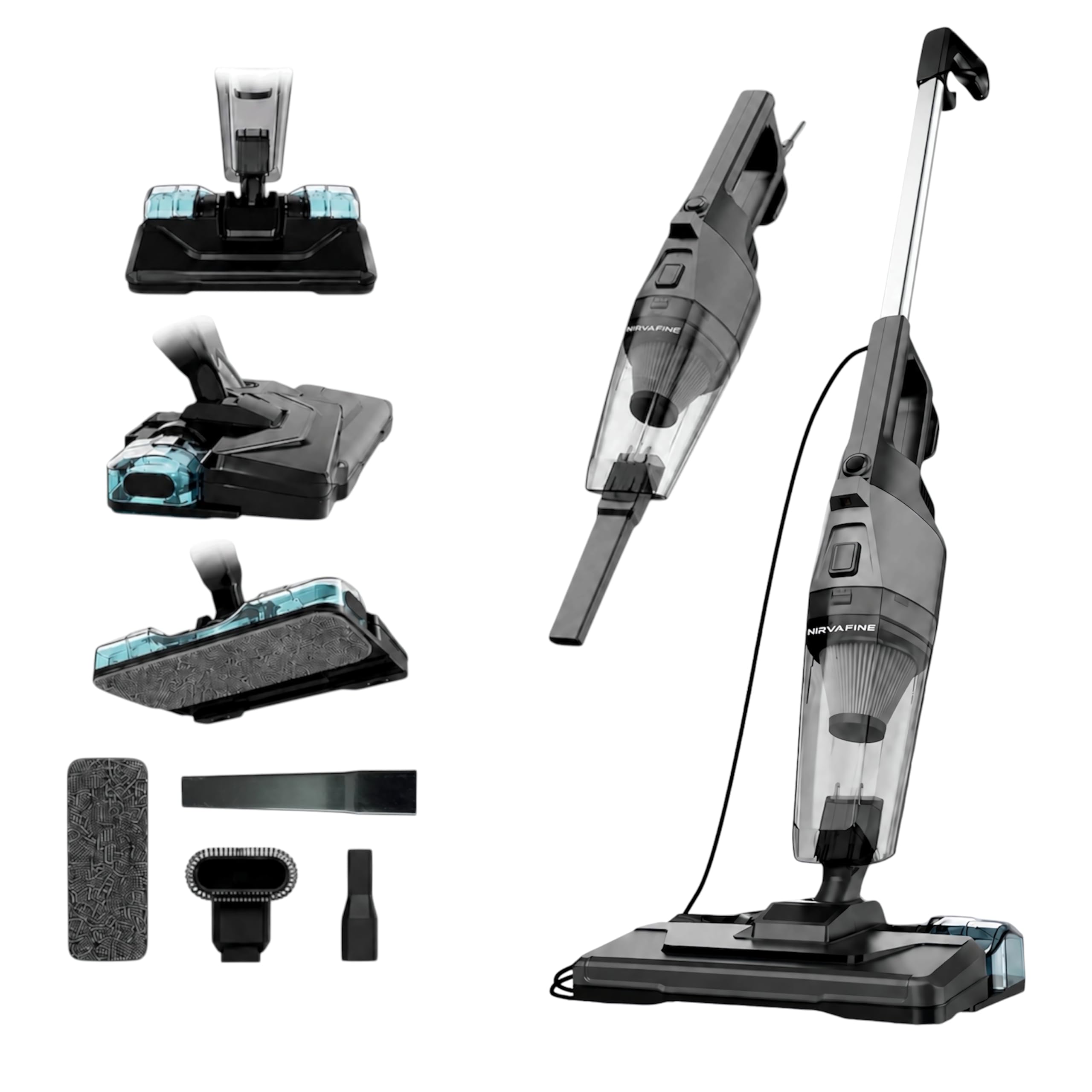3-in-1 Handheld Vacuum - Vacuum, Mop & Wet Spill Cleaner -1